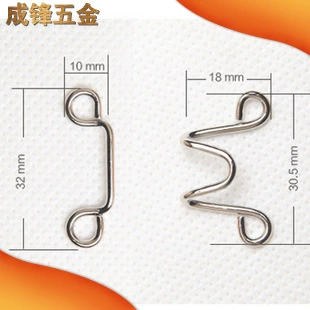 Долгосрочная поставка 13 # аппаратного крючка для воротника металлический крючок для воротника Пряжка Fengji нижнее белье невидимая Пряжка брюки крючок