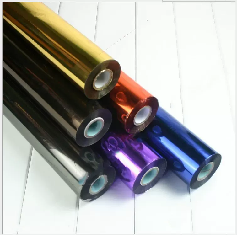 过塑古铜彩色烫金纸烫金材料过塑烫印箔电化铝