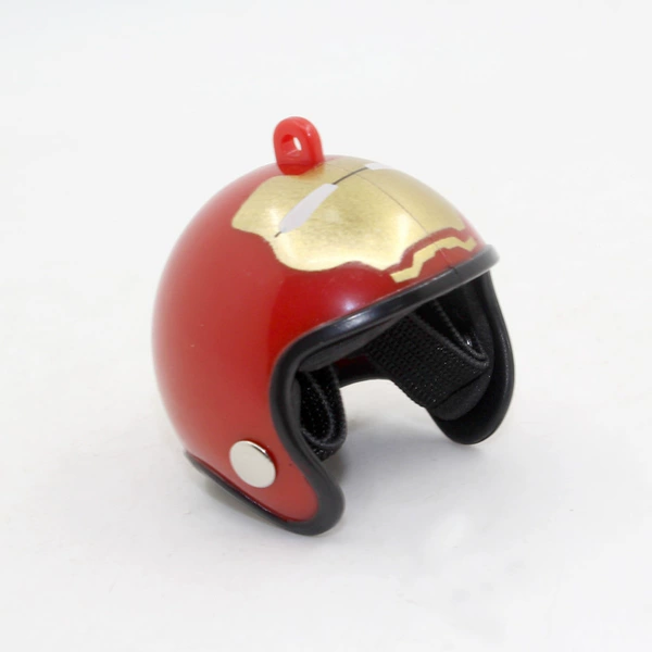 3#Golden steel shrimp helmet