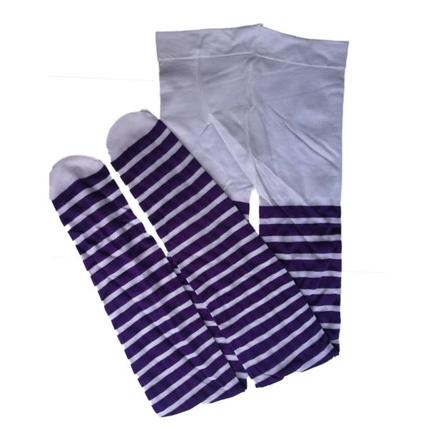 Purple and white stripe