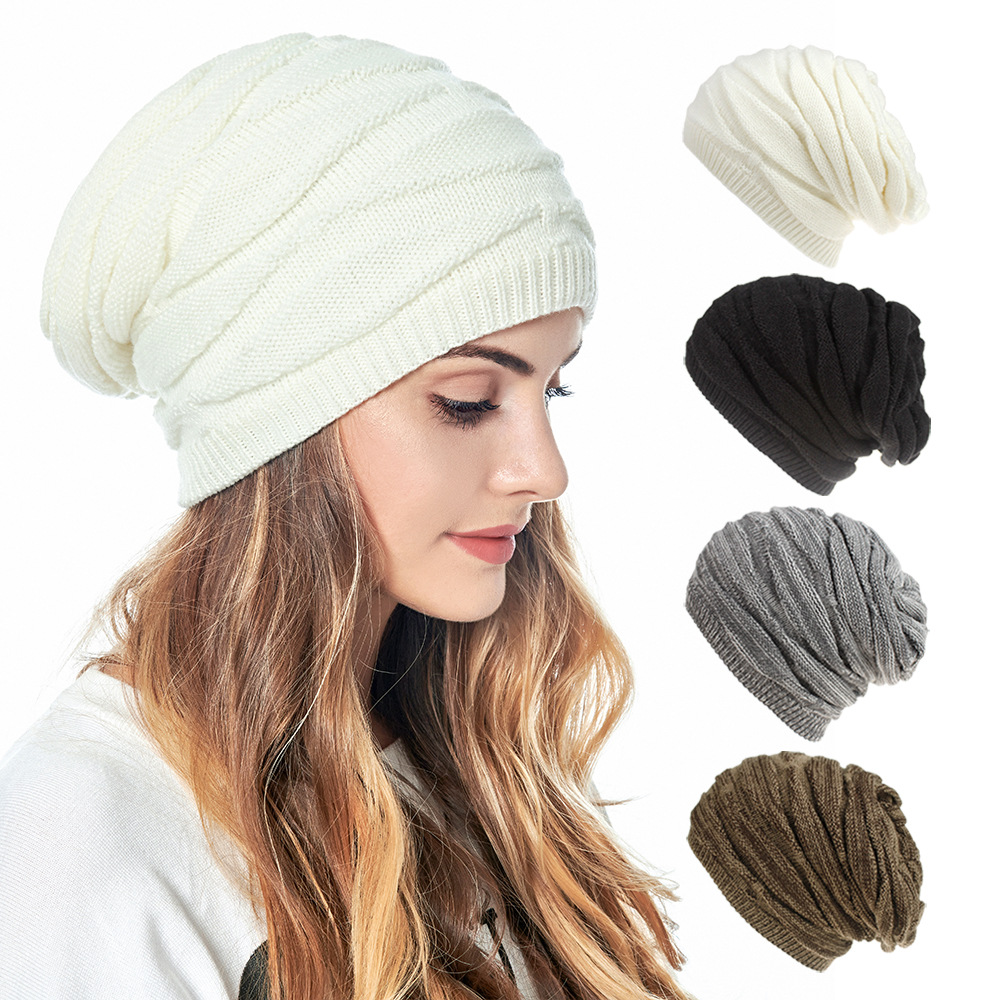2024 neue Wintermütze Strickmütze für Männer und Frauen Warme und samtige Outdoor-Freizeitmütze Trendy Diamond Weaving_voghion.com