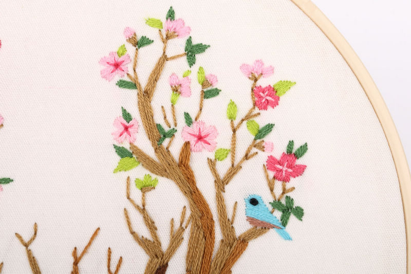 Cornamenta flor DIY bordado hecho a mano paquete de material nórdico alces y flor serie impresa transfronteriza fabricantes