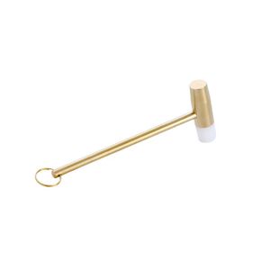 Brass DIY Small Hammer Double-sided Adhesive Hammer Tune Hammer Table Repair Small Hammer Mini Small Hammer Small Hammer Small Hammer