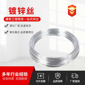 Q195镀锌铁线厂家现货直销6mm镀锌丝 8mm镀锌丝包塑镀锌丝