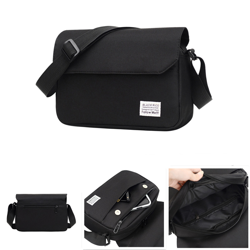 Marca de moda bolsa de mensajero de los hombres bolsa de hombro de lona niñas mochila de moda casual 2020 nuevo estilo japonés bolso crossbody