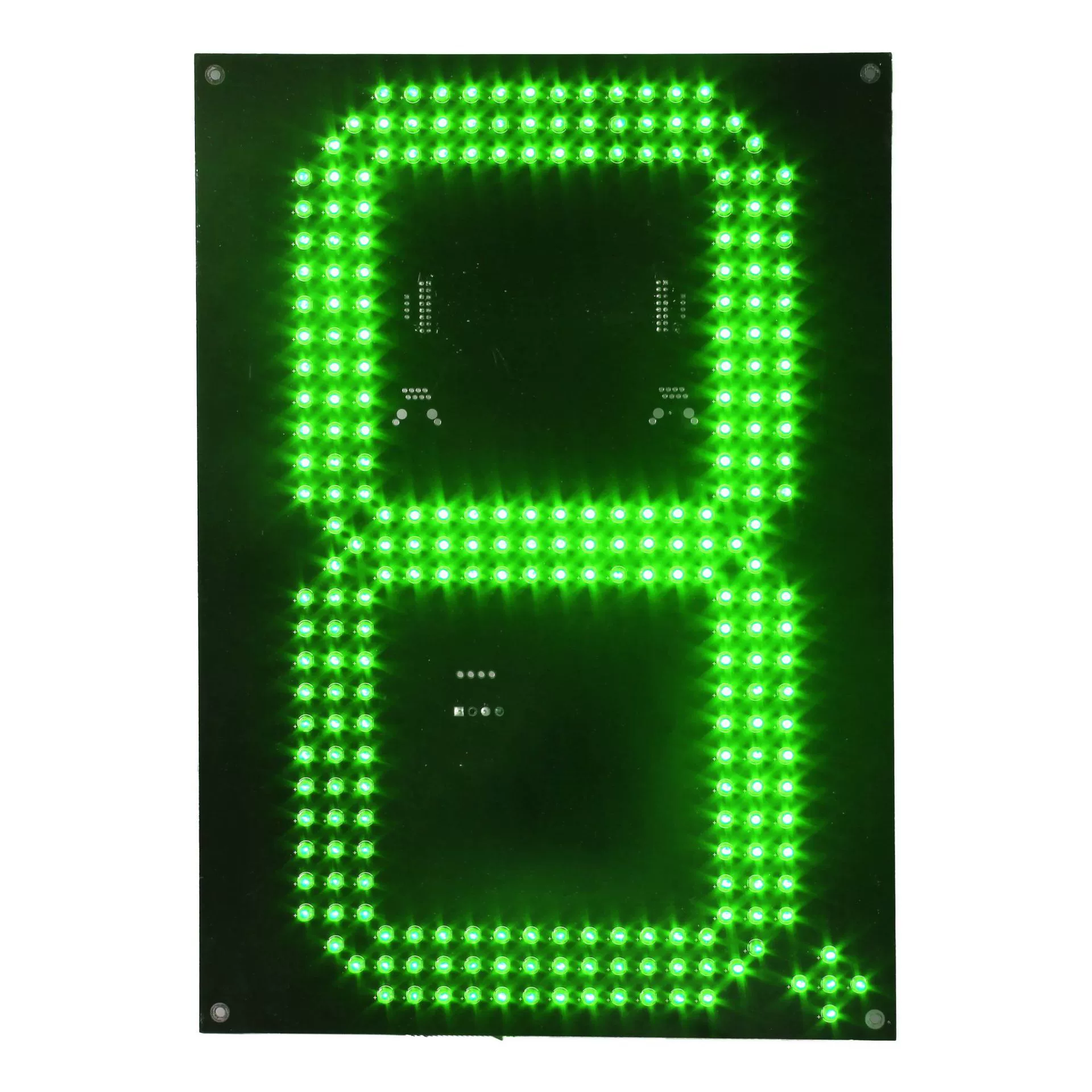 [14 дюймов желтый LED экран цены заправочная станция LED дисплей модуль]
