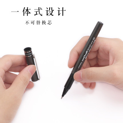 Japón Mitsubishi uniball pluma ub-155 recta líquido bolígrafo firma DE NEGOCIOS pluma 0,5mm para la oficina del estudiante