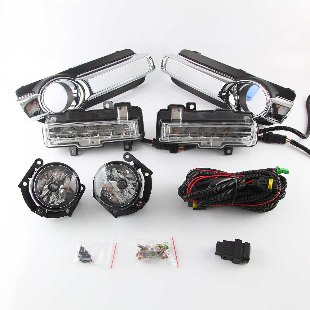 Adecuado para 16-17 Mitsubishi Pajero Luz de marcha diurna V93 V97 Luz de marcha diurna