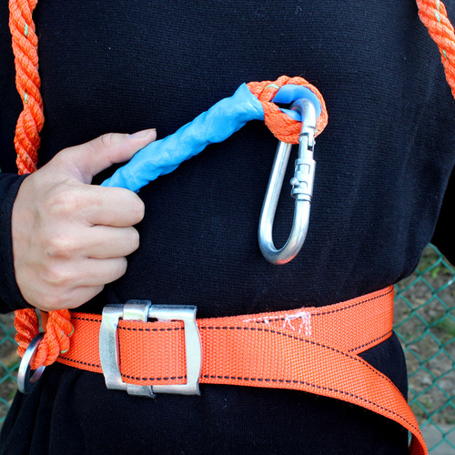 Hardware tool anti-fall protection standard anti-fall device 2 catties 3 meters high altitude working rope suspended electrician safety belt