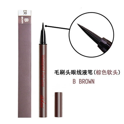 Eyeliner Pen xixi — Waterproof Sponge Tip, Smudge-Proof Black, Soft & Hard Nibs