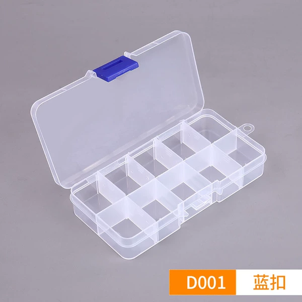 Transparent blue buckle