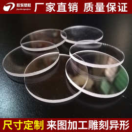 透明亚克力片 LED手电筒pc镜片防刮PVC垫片PMMA镜片亚克力吊牌