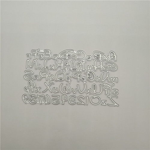 Cutting Die Cutting Die Letter Series Carbon Steel Embossed Die Home DIY Handmade Cutting Die