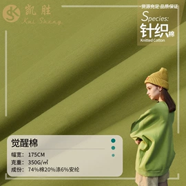 其他针织面料;汗布;毛圈布