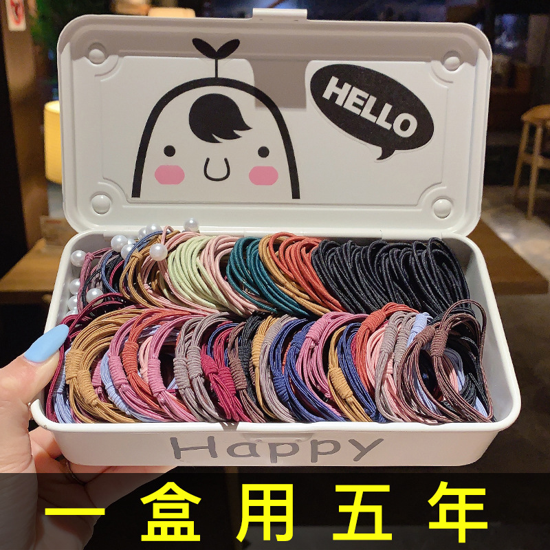 INS Mori diadema negra banda de goma corbata femenina cabeza pequeña banda de pelo chica Linda cubierta de cuero temperamento simple accesorios para el cabello