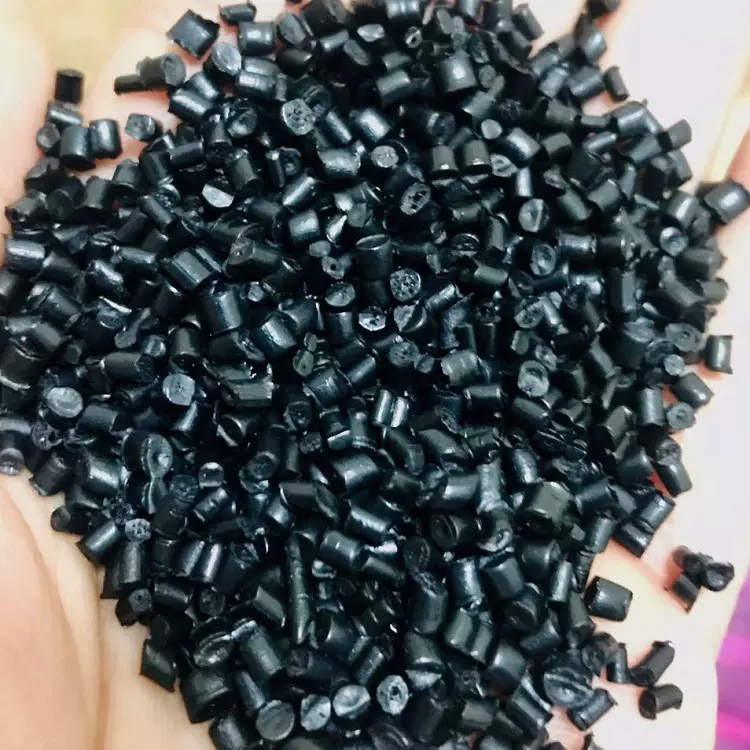 POM黑色再生粒子 再生pom聚甲醛塑料颗粒 黑色POM再生颗粒