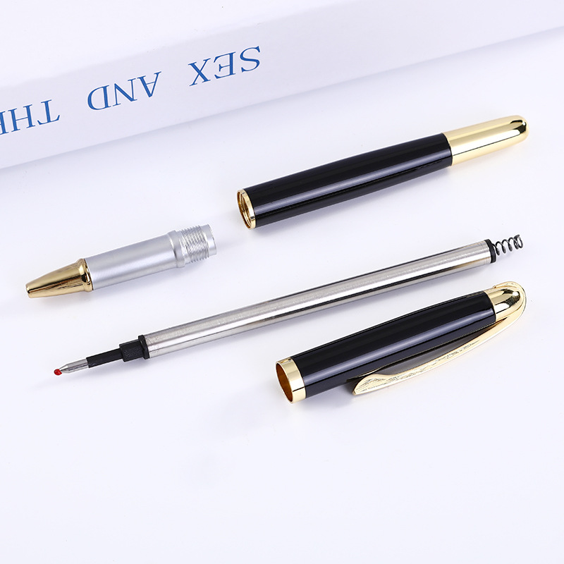 Fábrica al por mayor perla pluma de metal pluma de gel pluma de firma de negocios de alta gama pluma de metal logotipo de impresión de pluma