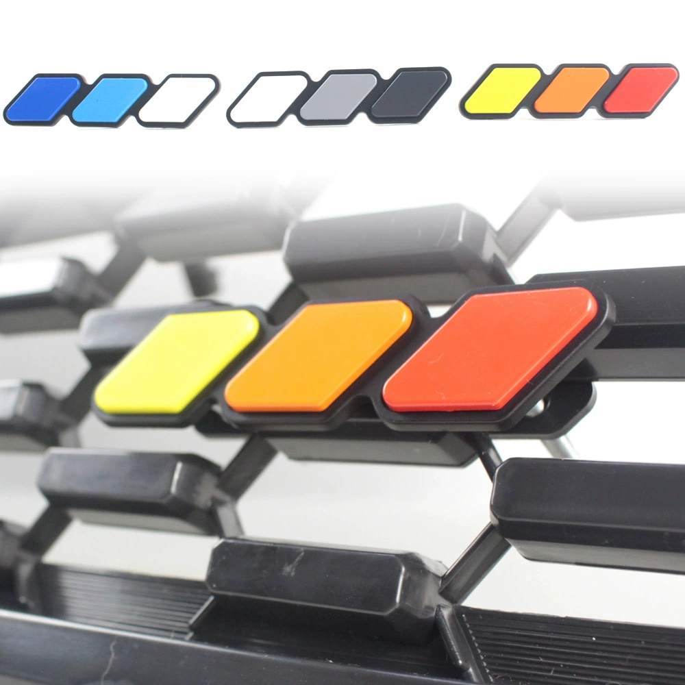 Подходит для Toyota Tacoma 4Runner Tundra гладкая дорожная сетка, передняя решетка, трехцветная модификация маркировки автомобиля