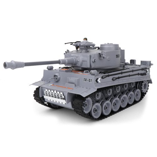 Li Chengfeng Battle Remote Control Tank Alloy Crawler Type Can Launch Bullets Water Bomb Vehicle Emits Smoke Boy Toy