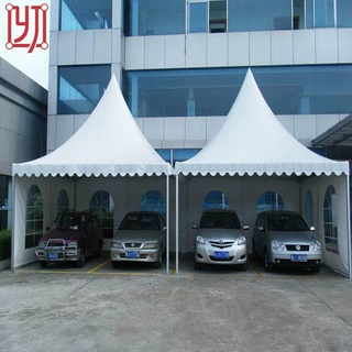 户外铝合金四角遮阳棚 活动展销展览欧式帐篷 露天尖顶帐篷停车篷