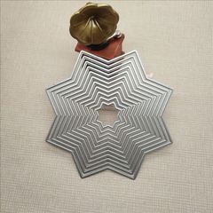 Cutting knife mold five-pointed star DIY knife mold carbon steel knife mold embossed knife mold etching knife mold scrapbook material