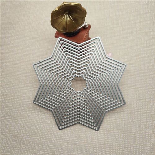 Cutting knife mold five-pointed star DIY knife mold carbon steel knife mold embossed knife mold etching knife mold scrapbook material