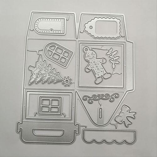Cutting knife mold Christmas series box carbon steel embossed knife mold DIY handmade mold scrapbook etching knife mold