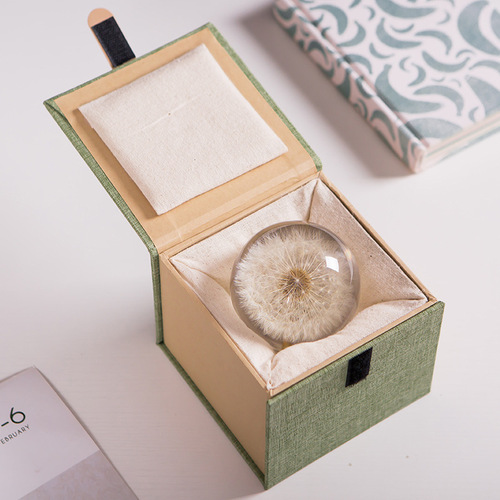 Dandelion Crystal Ball Ornament as Christmas Gift for Girlfriend, Sunflower Lover Crystal Ball Birthday Gift for Girls M2