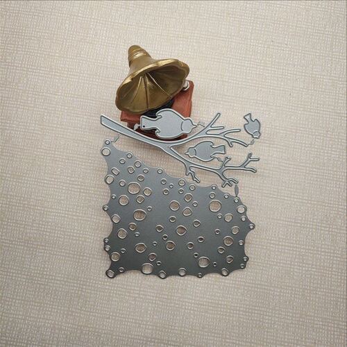 Cutting knife mold branches honeycomb background carbon steel embossed knife mold DIY handmade mold scrapbook etching knife mold