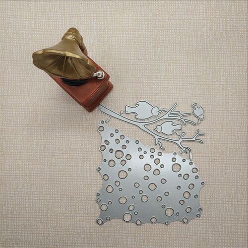 Cutting knife mold branches honeycomb background carbon steel embossed knife mold DIY handmade mold scrapbook etching knife mold