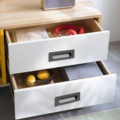 Invisible Drawer Concealed Handle, European-Style Sliding Door, Minimalist Design, Hidden Handle for Drawers, Black Cabinet Pulls