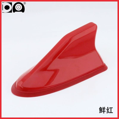 vehicle antenna — roof tail wing modification - bright-red