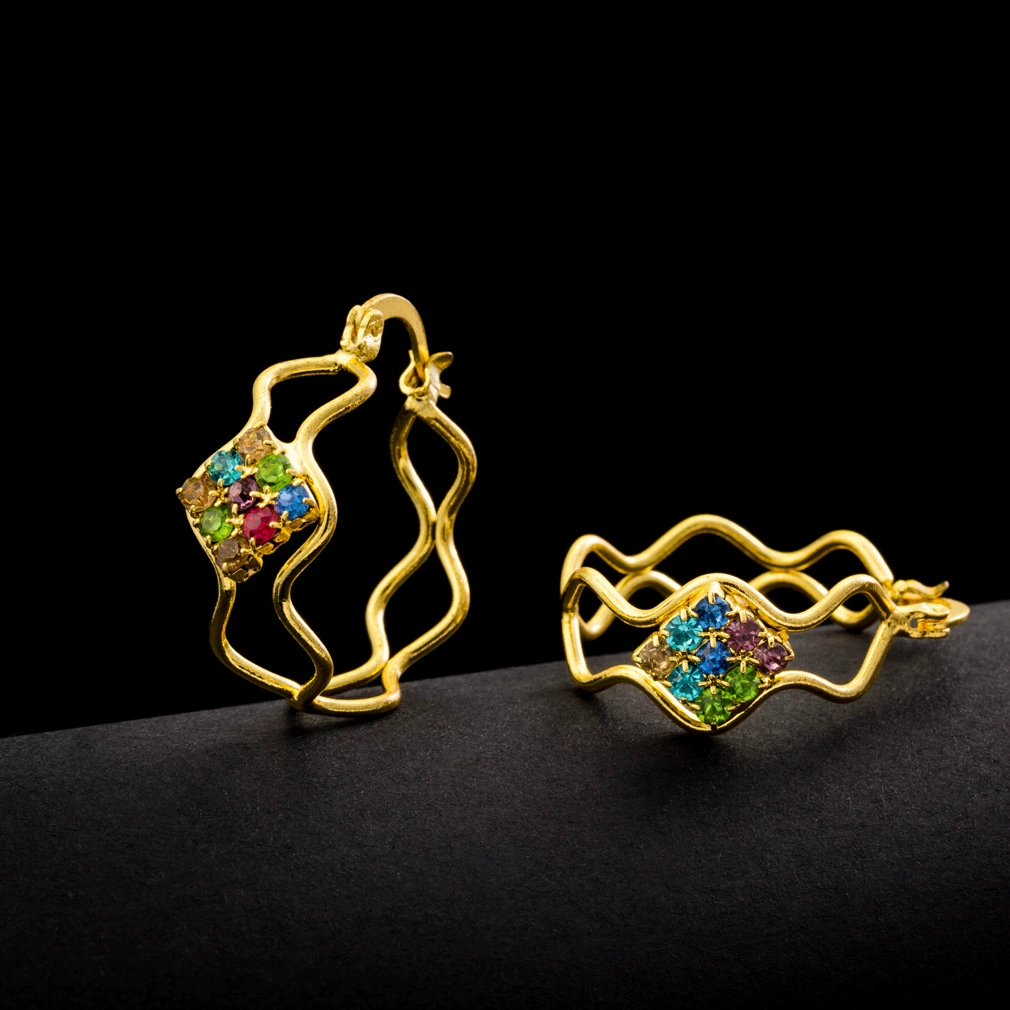 Серьги, аксессуар, 18 карат, европейский стиль, Aliexpress, оптовая продажа