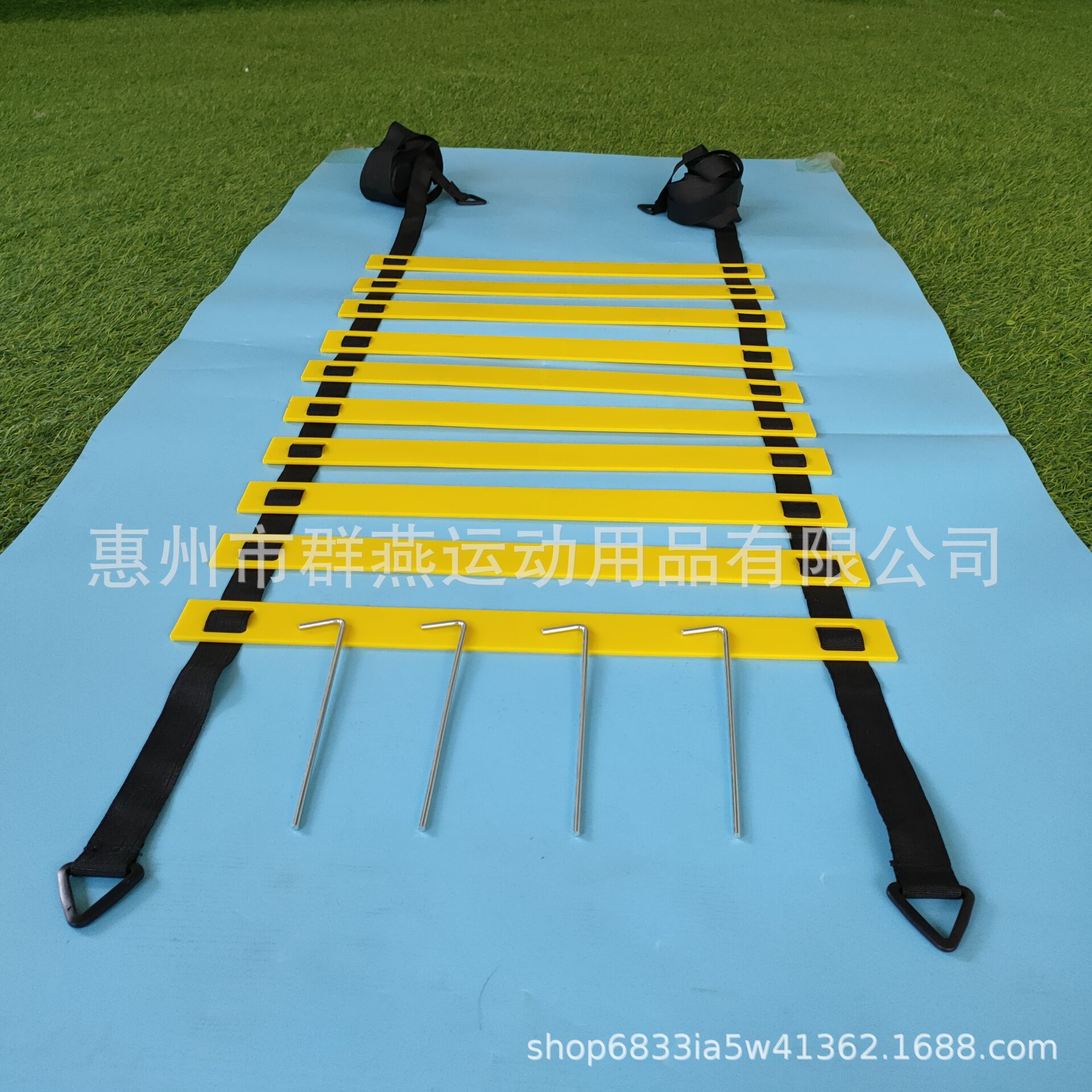 Fábrica al por mayor de agilidad escalera traje de entrenamiento de ritmo cuerda escalera de velocidad escalera sensible equipo de entrenamiento de fútbol escalera de agilidad