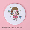 Cartoon cute handheld mirror, South Korea, internet celebrity, wholesale