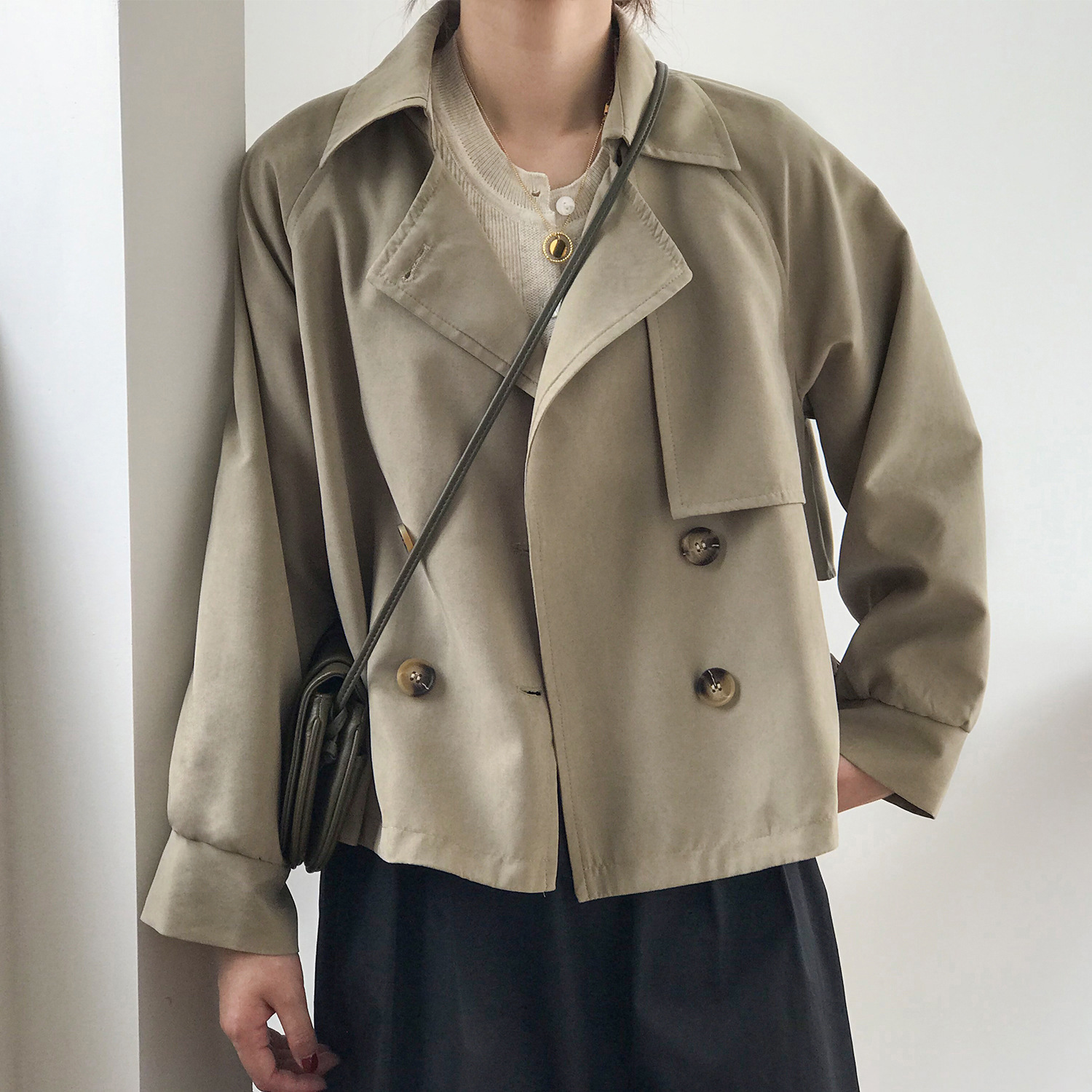 Dark Blue Trench Coat