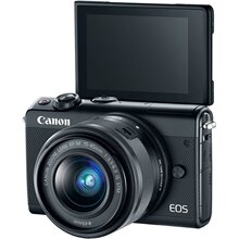 国行EOS M200套机微单相机入门级高清数码旅游家用4K视频小巧便携