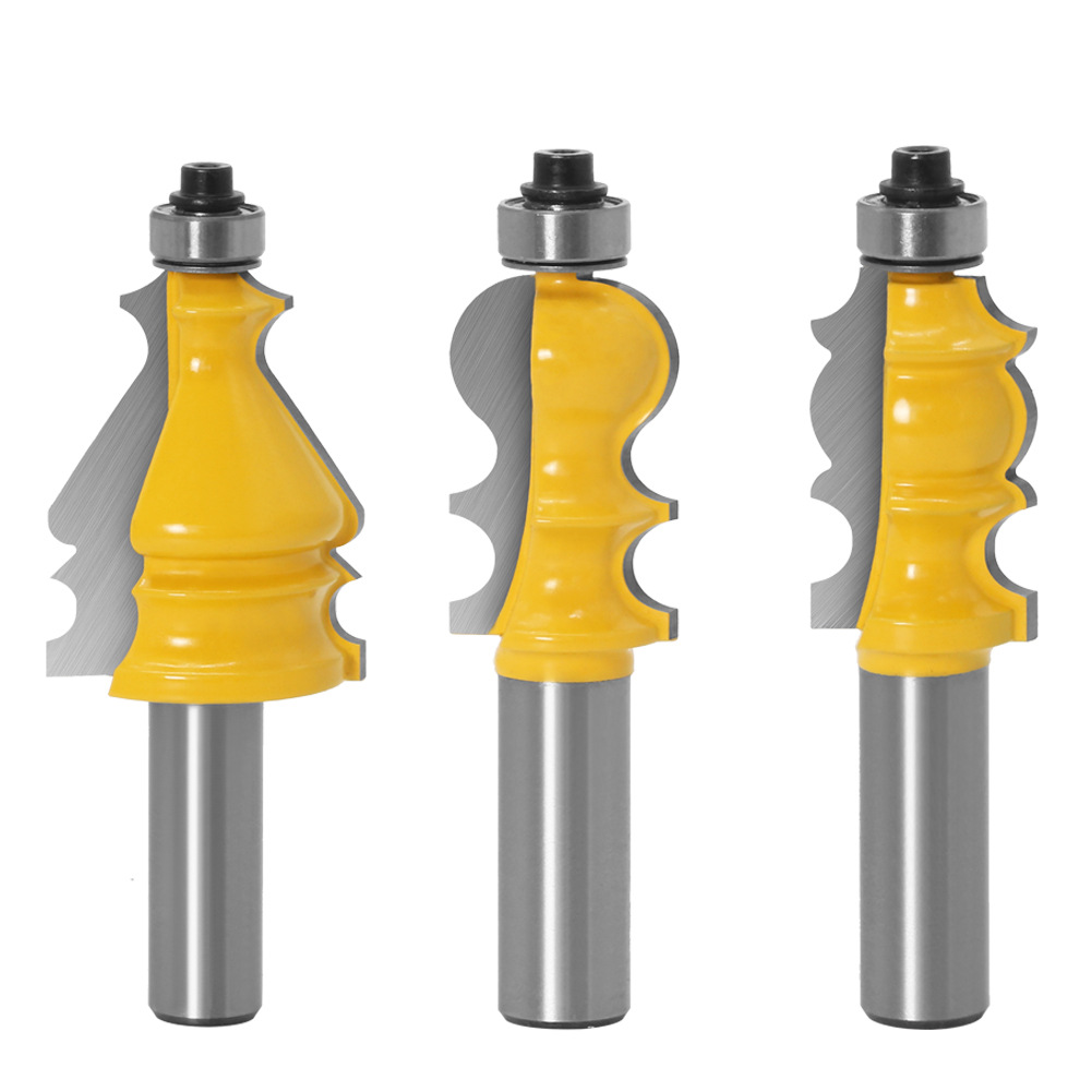 1/2 mango de 10 piezas línea de carpintería barandilla cuchillo de encaje cuchillo línea de la puerta del gabinete cuchillo línea superior máquina de grabado cuchillo