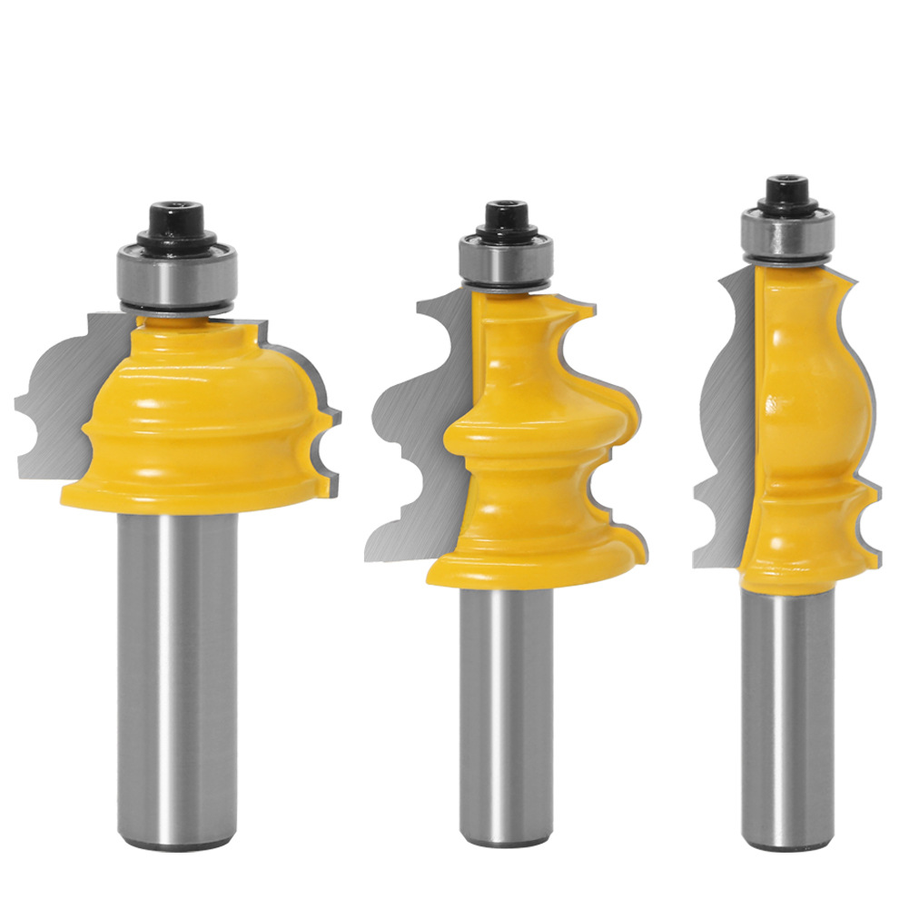 1/2 mango de 10 piezas línea de carpintería barandilla cuchillo de encaje cuchillo línea de la puerta del gabinete cuchillo línea superior máquina de grabado cuchillo