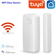 wifi门磁智能WIFI door sensor对接alexa涂鸦门窗报警器