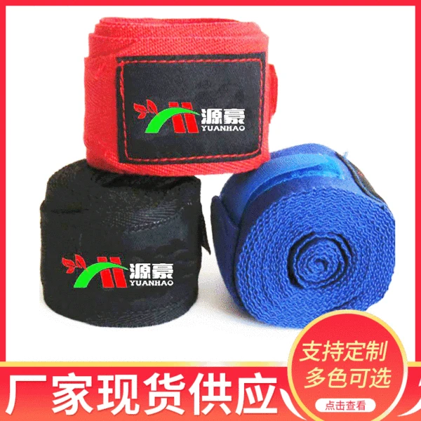 Cotton Boxing Bandage Men's and Women's Sports Bandage Muay Thai Fighting Sanda Hand Bandage 3 Meters 5 Meters Protective Equipment Wrapping Hand Band