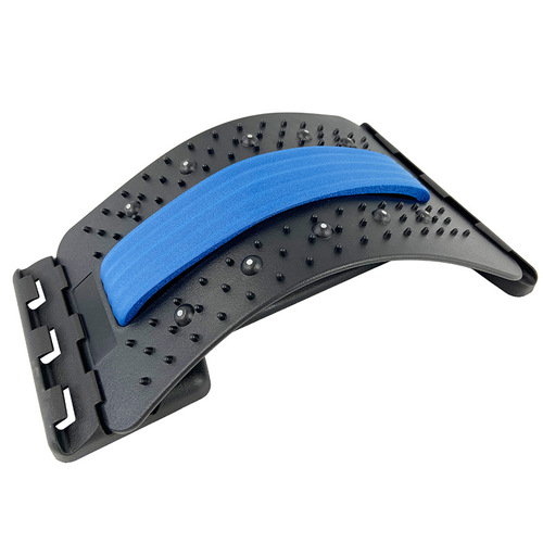 Lumbar traction device, waist straightener with silicone strip, waist stretch massage, soothing foreign trade back stretcher