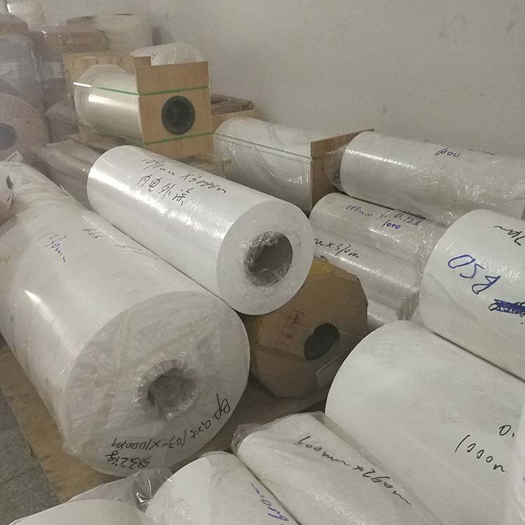 白色PET卷材 乳白PETG薄膜背双面胶黑色彩色半透明耐高温吸塑片