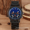 Capacious dial, speedometer, watch strap, men's calendar, swiss watch, suitable for import, city style, three-eye chronograph