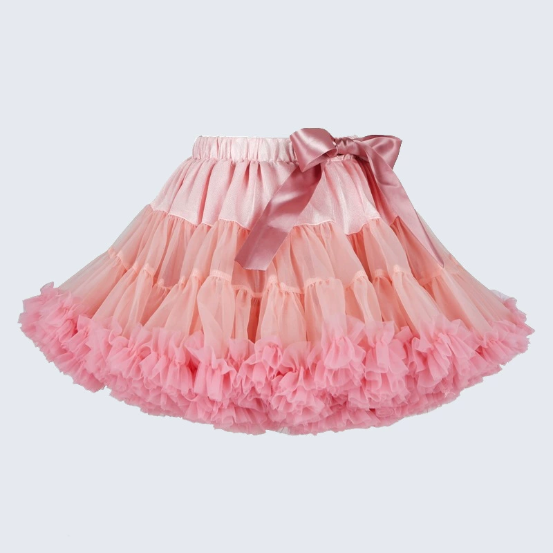 Детская юбка для девочки, маленький принцессный костюм, юбка-пачка TUTU, европейский стиль