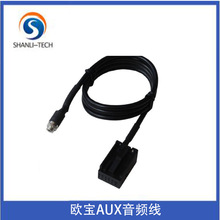 欧宝OPEL CD30 CDC40/CD70/适用DVD90 MP3 3.5mmAUX线母口音频线