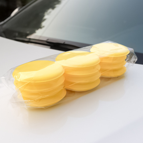 Beauty care sponge, waxing sponge, sealing sponge, cleaning and polishing sponge, round sponge, automotive supplies