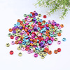 Factory direct 4*7 5*7 Acrylic letter beads DIY children's beaded jewelry accessories color flat rounded beads