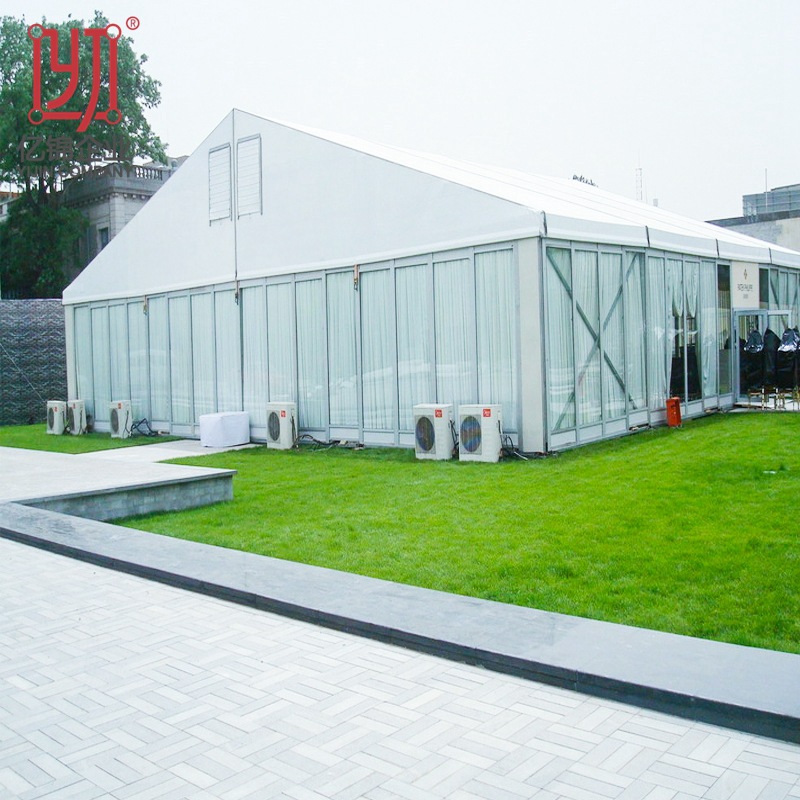 欧式大棚 婚礼婚庆宴席会酒店铝合金篷房 车展户外活动玻璃篷房