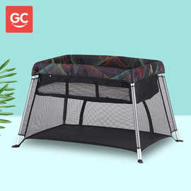 折叠婴儿床拼接大床bb落地床宝宝床边床摇篮床便携儿童床小床